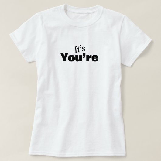Grammar Police T - Shirt (Design vorne)