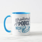 Grammar Police Tasse (Links)