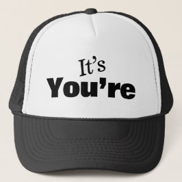 Grammar Police Trucker Hat Truckerkappe