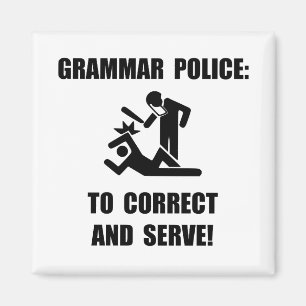 Grammar-Polizei Magnet
