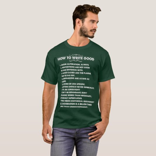 Grammar Pun Funny English Teacher Literatur T-Shirt (Vorne ganz)