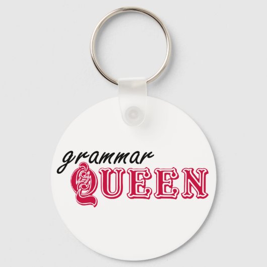 Grammar Queen Schlüsselanhänger (Vorderseite)