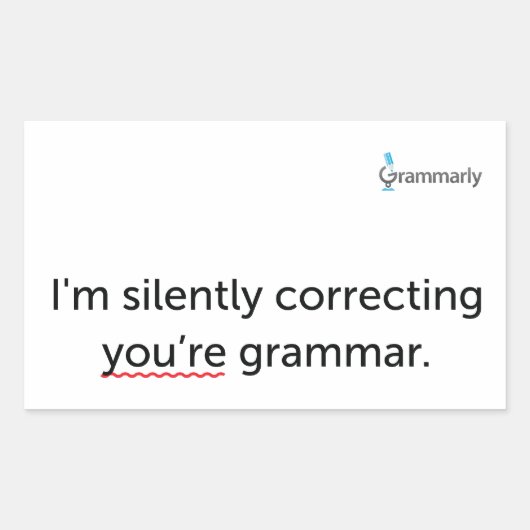 Grammar Stickers (Vorderseite)