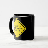 Grammar-Warnsignalisierung personalisieren Tasse (Vorderseite Links)