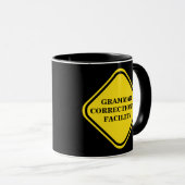 Grammar-Warnsignalisierung personalisieren Tasse (VorderseiteRechts)