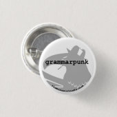 Grammarpunk 1,25" Knopf Button (Vorne & Hinten)