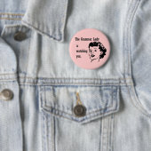 Grammatik-Dame Watching Buttons (Beispiel)