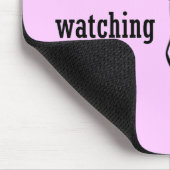 Grammatik-Dame Watching Mousepad (Ecke)