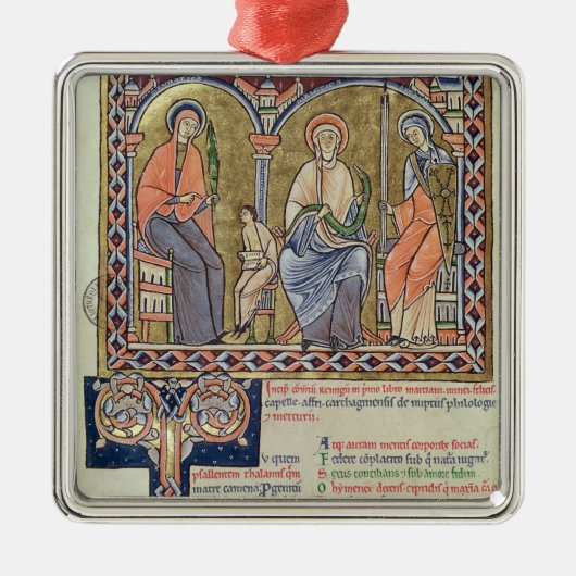 Grammatik, Dialekt und Rhetorik von 'Satyricon Ornament Aus Metall (Vorne)