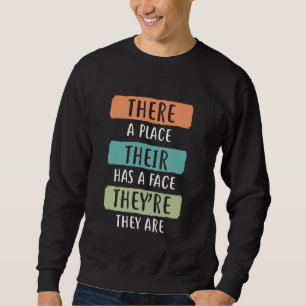 Grammatik Englischlehrer Lustig Richtig Schreiben Sweatshirt