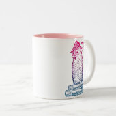 Grammatik-Eule sagt, wem Zweifarbige Tasse (VorderseiteRechts)