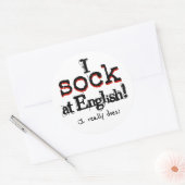 Grammatik Humor Lustiger Grammatik Nerd Aufkleber (Umschlag)