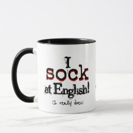 Grammatik Humor und Kaffee Lustiges Grammatik-Nerd Tasse