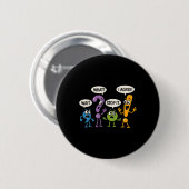Grammatik Interpunktion Wart Was Stop Es Ich Stimm Button (Vorne & Hinten)