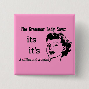 Grammatik ist es und seine Knöpfe Button