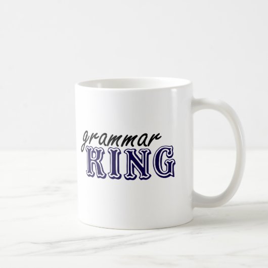 Grammatik-König Kaffeetasse (Rechts)