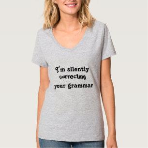 Grammatik-Korrektur T-Shirt