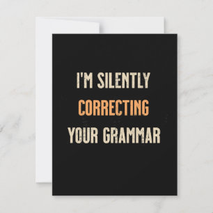 Grammatik korrigieren mitteilungskarte