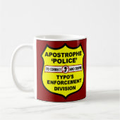 Grammatik-Polizei-Apostroph-Missbrauch Kaffeetasse (Links)