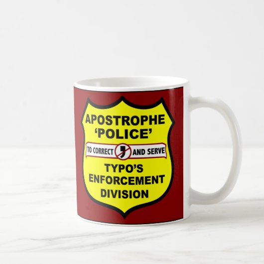 Grammatik-Polizei-Apostroph-Missbrauch Kaffeetasse (Rechts)