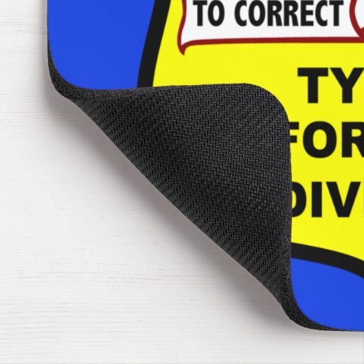 Grammatik-Polizei-Apostroph Mousepad (Ecke)
