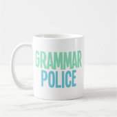 Grammatik-Polizei Kaffeetasse (Links)