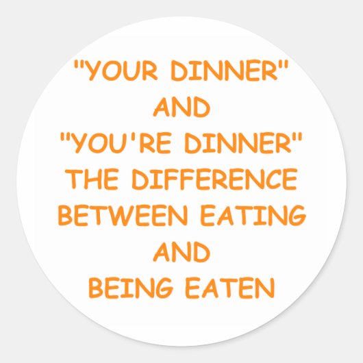 Grammatik Runder Aufkleber (Vorderseite)