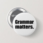 Grammatik | Sprachkenntnisse Button (Vorne & Hinten)
