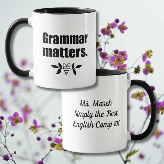 Grammatik | Sprachkenntnisse Kaffee-Tasse Tasse