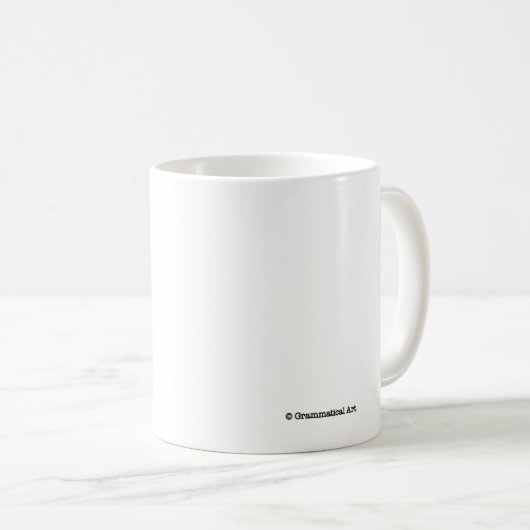 Grammatik-TasseEllipsis Kaffeetasse (VorderseiteRechts)