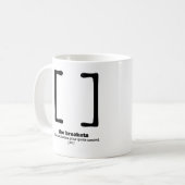 Grammatik-Tassen-englischer Kaffeetasse (Vorderseite Links)