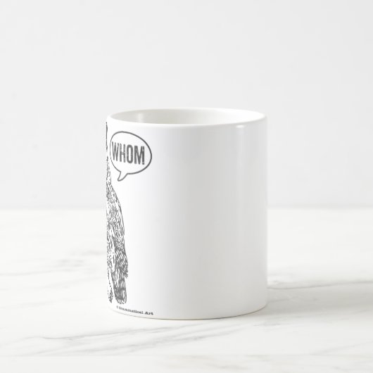 Grammatik-Tassen-englischer Lehrer der Eule Kaffeetasse (Mittel)