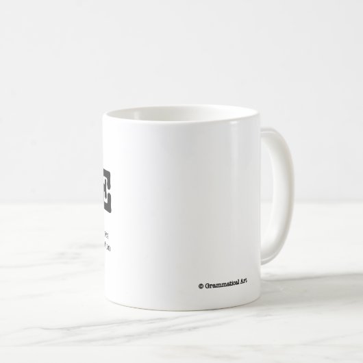 Grammatik-Tassen-Liebe-Definitions-englische Kaffeetasse (VorderseiteRechts)
