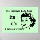 Grammatik und ihre Poster (Vorne)