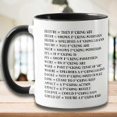 Grammatikführer zu Grammar Funny Sarcastic Grammar Tasse