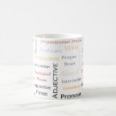 GrammatikGeek 11 Unze-Weiß-Tasse Kaffeetasse (Mittel)