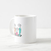 Grammatiklehrer Warten Sie Was Stoppen Sie Es Ich Kaffeetasse (Vorderseite Links)