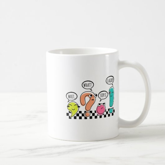 Grammatiklehrer Warten Sie Was Stoppen Sie Es Ich Kaffeetasse (Rechts)