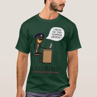 Grammatikpolizei 2 T-Shirt