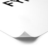 Grammatikpolizei (8-mal richtiger Satz in Buffalo) Poster (Ecke)