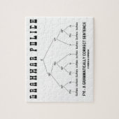 Grammatikpolizei (8-mal richtiger Satz in Buffalo) Puzzle (Vertikal)