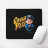 Grammatikpolizei Grammar S. English Lover Mousepad (Mit Mouse)