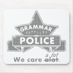 Grammatikpolizei Mousepad
