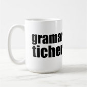 Grammatikscherz Kaffeetasse (Links)