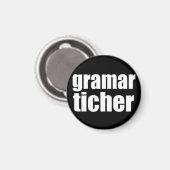 Grammatikscherz Magnet (Vorderseite/Rückseite)
