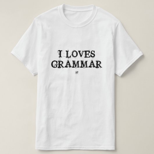 Grammatikwitz T-Shirt (Design vorne)