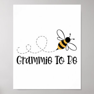 Grammie als Niedliche Bienenfamilie Poster