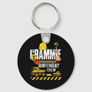 Grammie Birthday Crew Bau Grabbagger Party Schlüsselanhänger