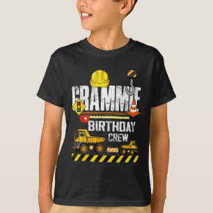 Grammie Birthday Crew Bau Grabbagger Party T-Shirt