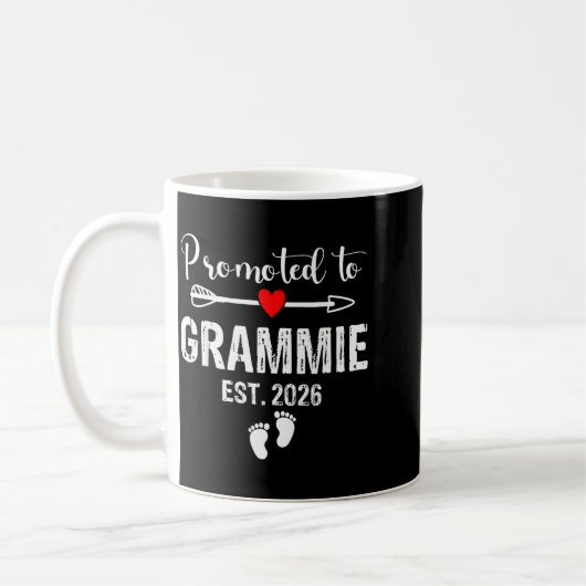 Grammie Est 2026 Promoted To Grammie 2026 For Gram Kaffeetasse (Links)